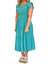 Flutter Sleeve Midi Dress In Jade - Jade