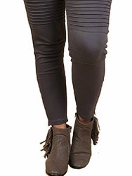 Motto Plus Jeggings - Charcoal Washed