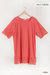 Tunic Plus Dress With Crochet Trim - Coral