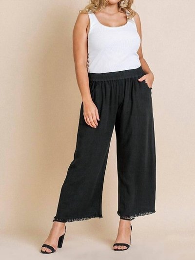 Umgee Wide Leg Pant With Elastic Waist product