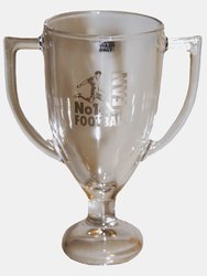 No 1 Football Fan Trophy Pint Glass (Clear) - Clear