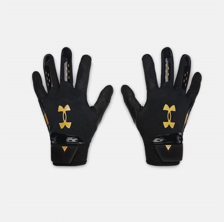 Harper Hustle 21 Youth Batting Gloves - Black/Black/Graphite