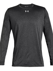 Men's Long Sleeve Locker Tee - Carbon Heather/Metallic Silver