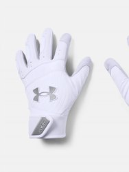 Men's Yard Batting Gloves - White/White/Steel - White/White/Steel