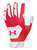 T Ball Clean Up 21 Batting Gloves - Red/White/Red