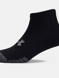 Under Armour Mens HeatGear Socks (Black/Steel Grey)