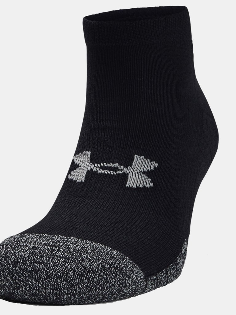 Under Armour Mens HeatGear Socks (Black/Steel Grey) - Black/Steel Grey