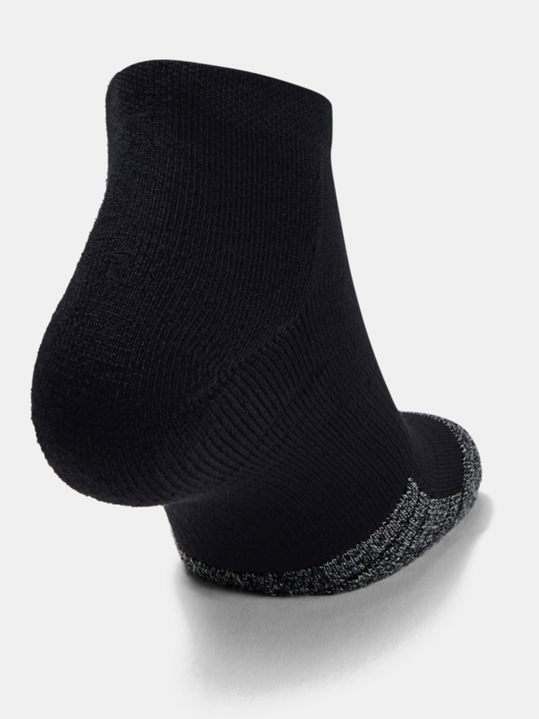 Under Armour Mens HeatGear Socks (Black/Steel Grey)