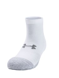 Under Armour Mens HeatGear Socks (White/Steel Grey) - White/Steel Grey