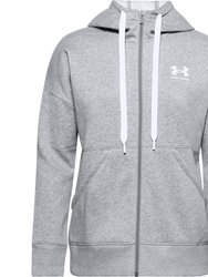 Under Armour Womens/Ladies Rival Hoodie - Steel Grey / White Heather