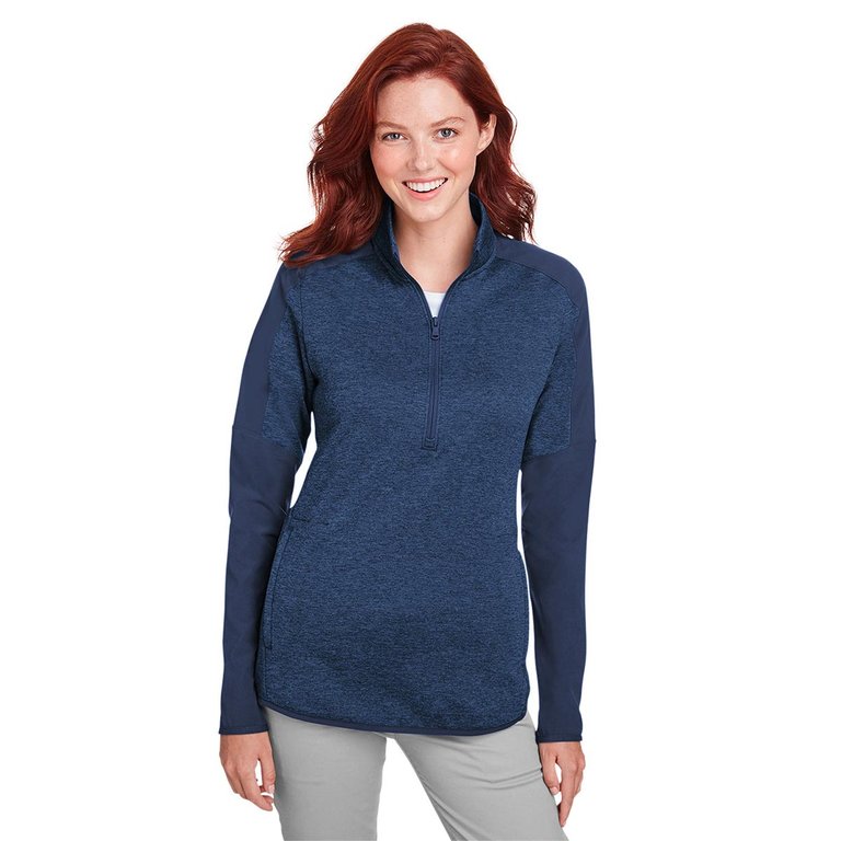 Women's Hybrid 1/4 Zip - Midnight Navy