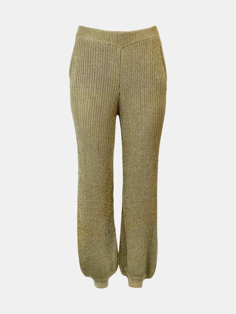 Gold Genie Sweater Jogger - Gold