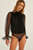 Pure Elegance Bodysuit - Black