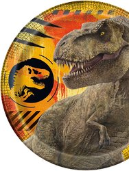 Jurassic World Dominion 7 Inch Dessert Plates [8 per Pack]