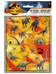 Jurassic World Dominion Sticker Sheets [4 per Pack]