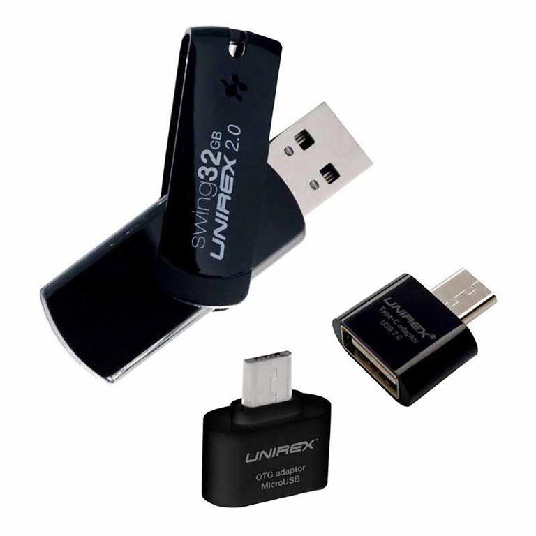 32GB USB with Adapter