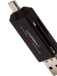 4 In 1 USB/ Micro USB Reader