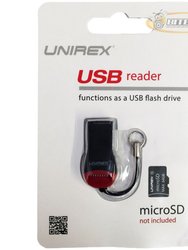 USB Reader (Supports MicroSD Card of up to 32GB)