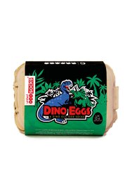6 Pack Boys Dino Eggs Novelty Cotton Odd Socks In Gift Box