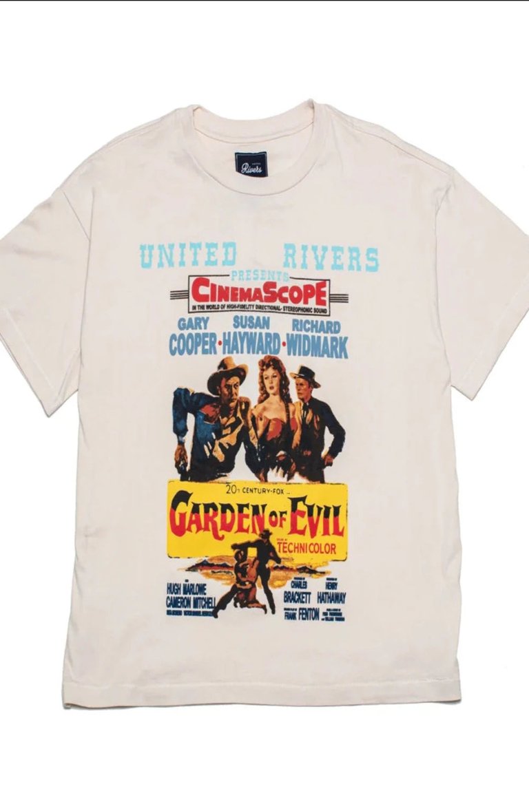 Garden Of Evil T-Shirt - Cream