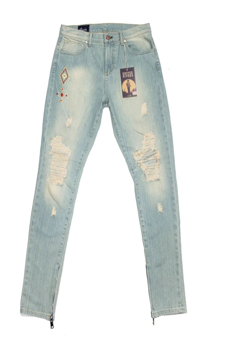 Kansa River Light Denim Jeans - Light Blue