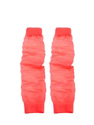 Ladies/Womens Neon Leg Warmers (1 Pair) (Neon Orange) - Neon Orange