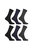 Mens 100% Cotton Plain Work/Casual Socks (Pack Of 6) (Black/Navy/Gray) - Black/Navy/Gray