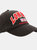 Mens London England Union Jack 3D Retro Design Baseball Cap (Black) - Black