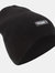 Mens Plain Thermal Winter Beanie Hat (3M 40g) (Black) - Black