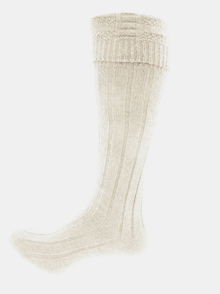 Mens Scottish Highland Wear Wool Kilt Hose Socks (1 Pair) 