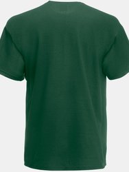 Mens Value Short Sleeve Casual T-Shirt (Dark Green)