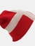 Unisex Denmark Flag Design Winter Beanie Hat - Red - Red
