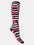 Womens/Ladies Hyperwarm Long Welly Socks (3 Pairs) (Rose/Daisy/Umbrella)