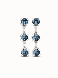 Women'S Sublime Earrings - Blue/Silver
