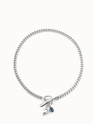 Women's Two Expearltional Necklace - Silver