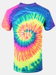 Unorthodox Collective Mens Lion Tie Dye T-Shirt (Multicolored)