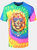 Unorthodox Collective Mens Lion Tie Dye T-Shirt (Multicolored) - Multicolored