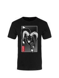 Unorthodox Collective Mens Oriental Ram T-Shirt (Black) - Black