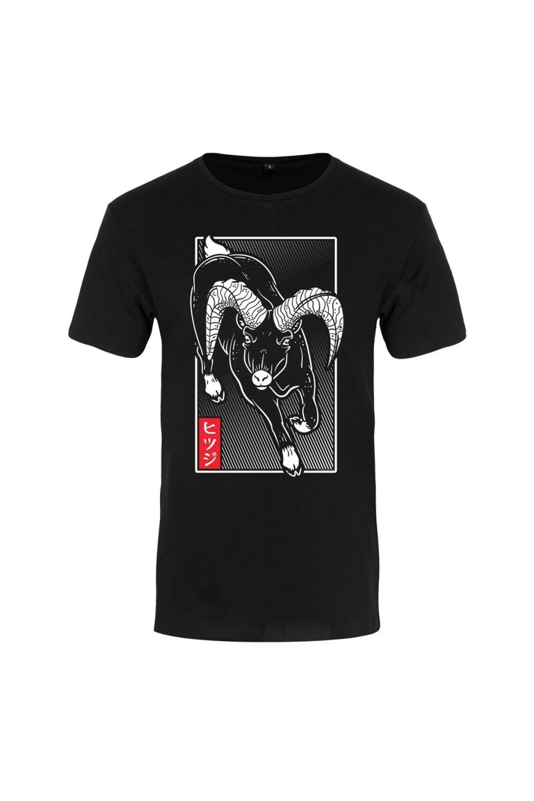 Unorthodox Collective Mens Oriental Ram T-Shirt (Black) - Black