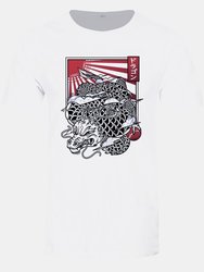 Unorthodox Collective Mens Ryu T-Shirt (White/Red/Black) - White/Red/Black