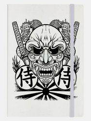 Unorthodox Collective Samurai Mask Notebook (Cream/Black) (A5) - Cream/Black