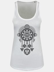 Unorthodox Collective Womens/Ladies Mystical Dreamcatcher Vest Top (White) - White