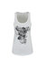 Unorthodox Collective Womens/Ladies Skull Blossom Floaty Tank (White) - White