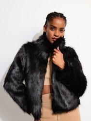 Fur Delish Jacket - Black