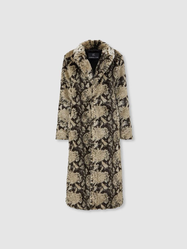 Madam Grace Coat - Natural Serpent