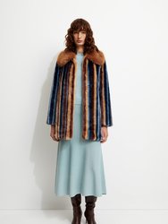 Rhapsody Coat - Multi Stripe