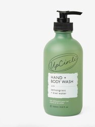 Hand + Body Wash With Lemongrass & Kiwi Water