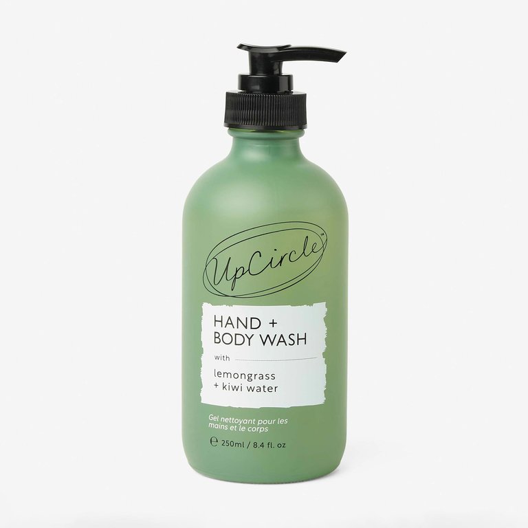 Hand + Body Wash With Lemongrass & Kiwi Water