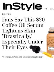 Organic Face Serum with Coffee Oil 1oz