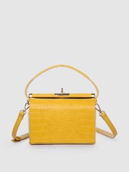 Cecile Vegan Croc Leather Crossbody Bag